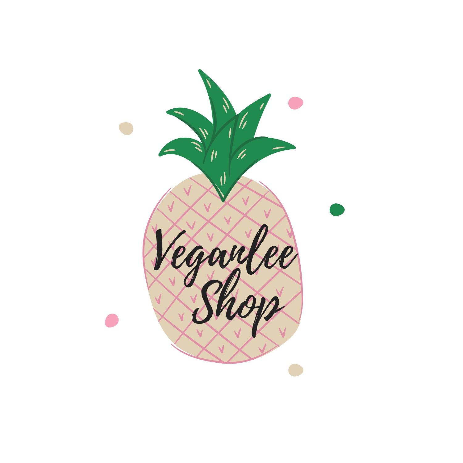 Veganlee logo - pineapple